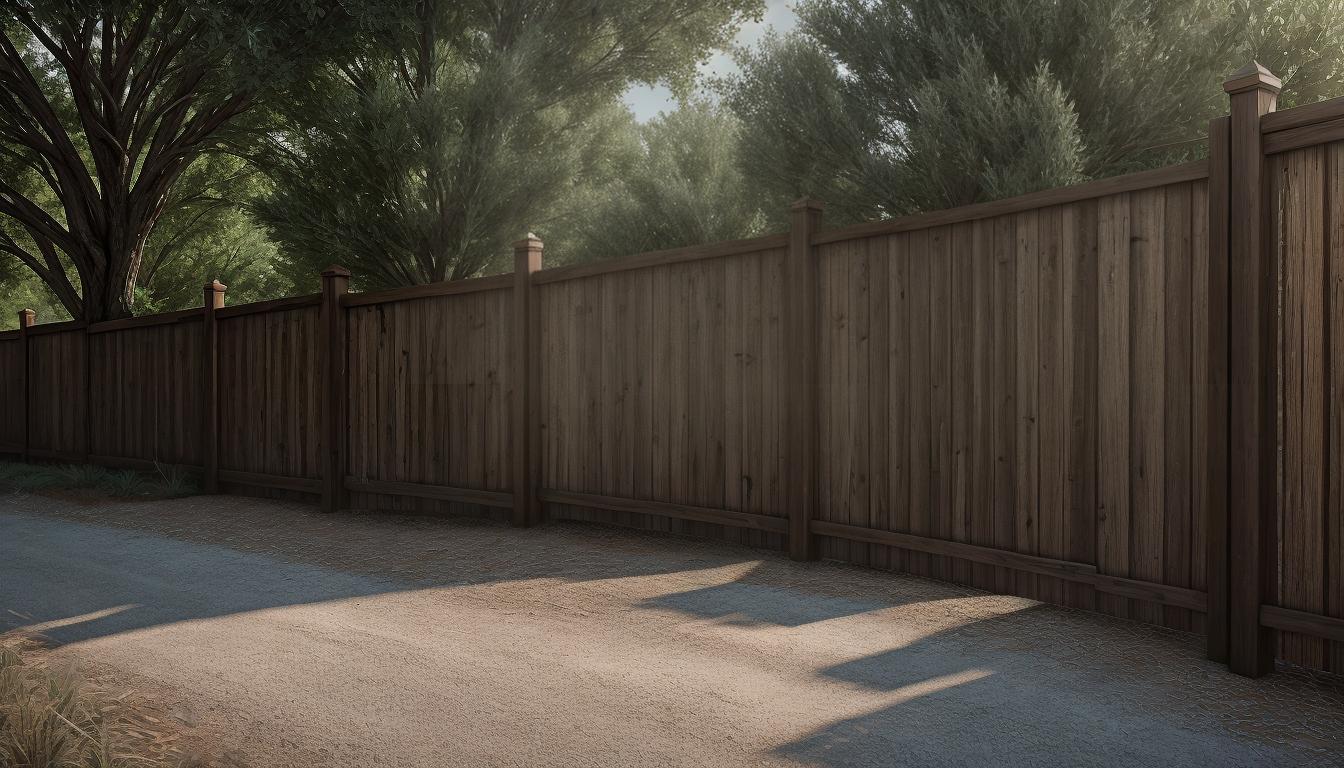  cinematic, aesthetic, a woven fence, demarcating a boundary, subtle separation, intertwined materials, clear distinction, inside versus outside, us versus them, rustic design, protective barrier, defining limits, 4k, HDR, lens flare