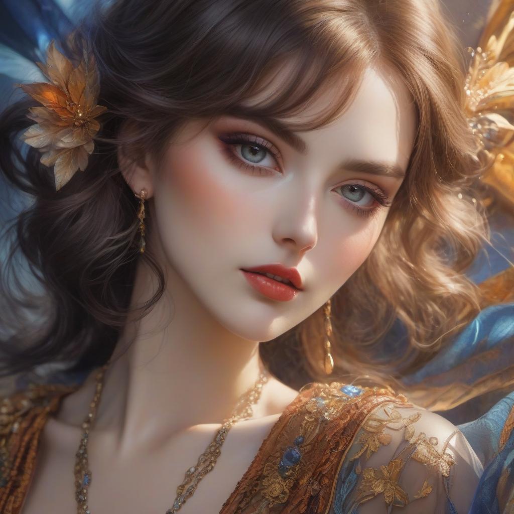  anime artwork Very close up just face, gala dress, very beautiful, delicate face, big eyes, gouache wash, cinematic, calligraphic lines. Rolf Armstrong, Paul Poiret, Margaret Keane. mysterious, modern vintage, full body gouache painting, adorable portrait, ethereal, translucent, victorian style, pheasant bell, fur stole, hypnotic look. long dark wavy hair. intense and deep colors, boho style, beautiful designs, fashion magazine, Broken Glass effect, no background, stunning, something that even doesn't exist, mythical being, energy, molecular, textures, iridescent and luminescent scales, breathtaking beauty, pure perfection, divine presence, unforgettable, impressive, breathtaking beauty, Volumetric light, auras, rays, vivid colors reflects, hyperrealistic, full body, detailed clothing, highly detailed, cinematic lighting, stunningly beautiful, intricate, sharp focus, f/1. 8, 85mm, (centered image composition), (professionally color graded), ((bright soft diffused light)), volumetric fog, trending on instagram, trending on tumblr, HDR 4K, 8K