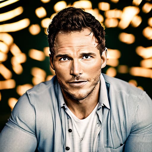 portrait+ style chris pratt queer face