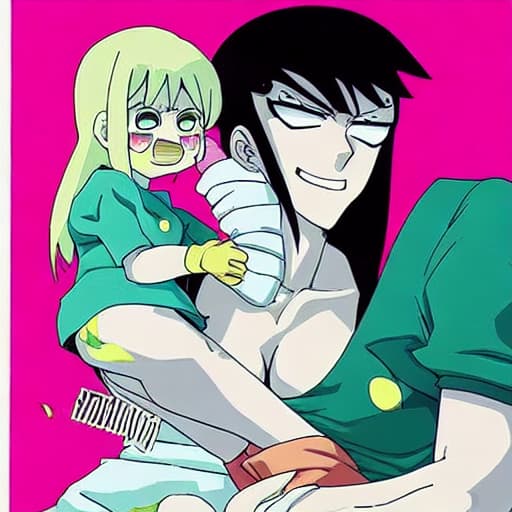  shin-chan y su madre
