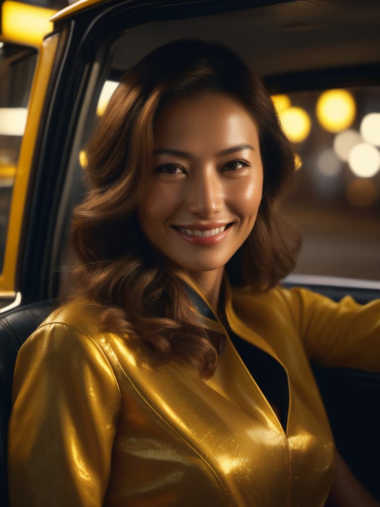  wife submassive husband taxi, Photorealistic, Hyperrealistic, Hyperdetailed, analog style, demure, detailed skin, pores, smirk, smiling eyes, matte skin, soft lighting, subsurface scattering, realistic, heavy shadow, masterpiece, best quality, ultra realistic, 8k, golden ratio, Intricate, High Detail, film photography, soft focus