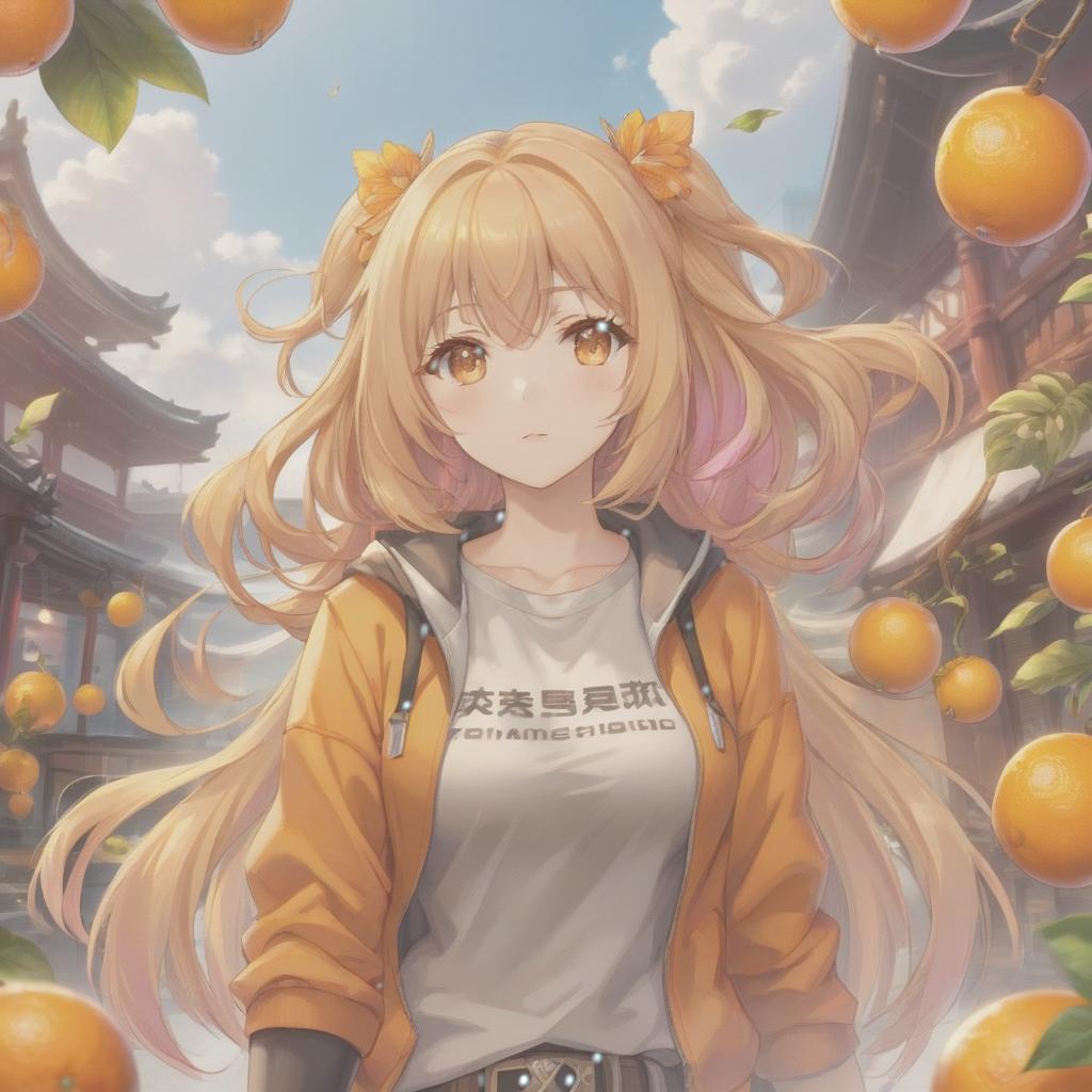  anime artwork orange, beige, pink, girl . anime style, key visual, vibrant, studio anime, highly detailed hyperrealistic, full body, detailed clothing, highly detailed, cinematic lighting, stunningly beautiful, intricate, sharp focus, f/1. 8, 85mm, (centered image composition), (professionally color graded), ((bright soft diffused light)), volumetric fog, trending on instagram, trending on tumblr, HDR 4K, 8K