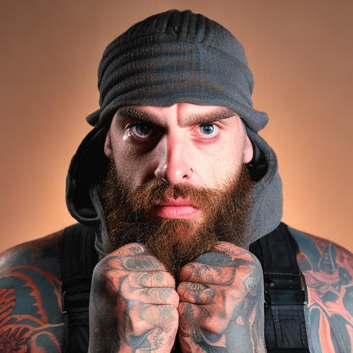 portrait+ style jay Briscoe queer face