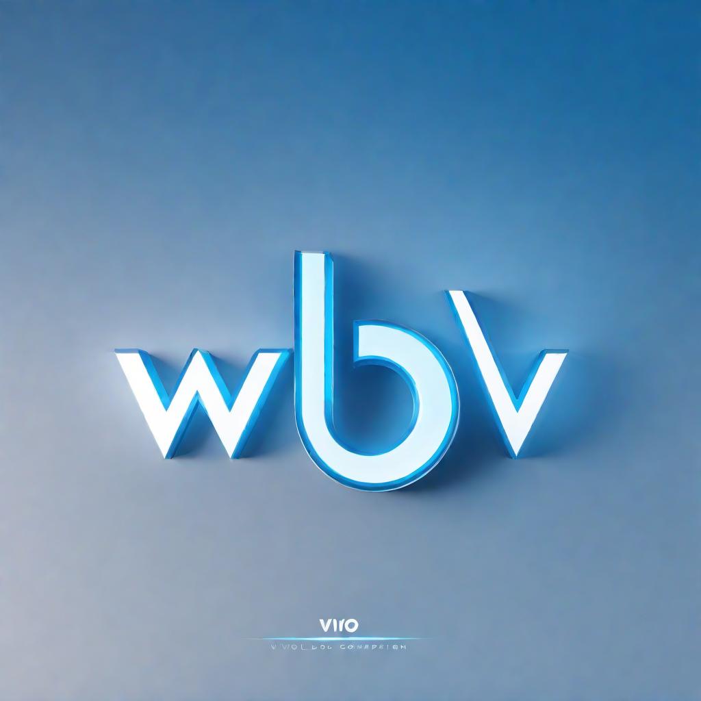  A modern, sleek logo design for the word 'VIVO'. The style should be dynamic, vibrant, and futuristic, with a color scheme that includes shades of blue and white. The font should be stylish and bold, conveying a sense of innovation and energy. hyperrealistic, full body, detailed clothing, highly detailed, cinematic lighting, stunningly beautiful, intricate, sharp focus, f/1. 8, 85mm, (centered image composition), (professionally color graded), ((bright soft diffused light)), volumetric fog, trending on instagram, trending on tumblr, HDR 4K, 8K