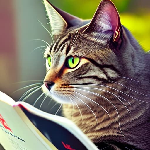 nvinkpunk Realistic image of a cat wearing headphones and reading glasses while riding a bus. hyperrealistic, full body, detailed clothing, highly detailed, cinematic lighting, stunningly beautiful, intricate, sharp focus, f/1. 8, 85mm, (centered image composition), (professionally color graded), ((bright soft diffused light)), volumetric fog, trending on instagram, trending on tumblr, HDR 4K, 8K