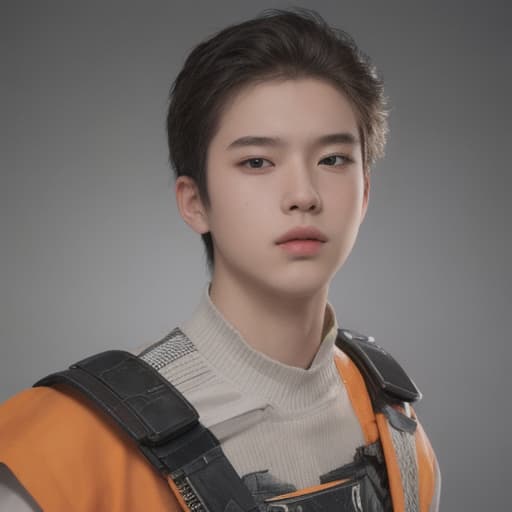  boy, best quality, solo, headshot, simple background