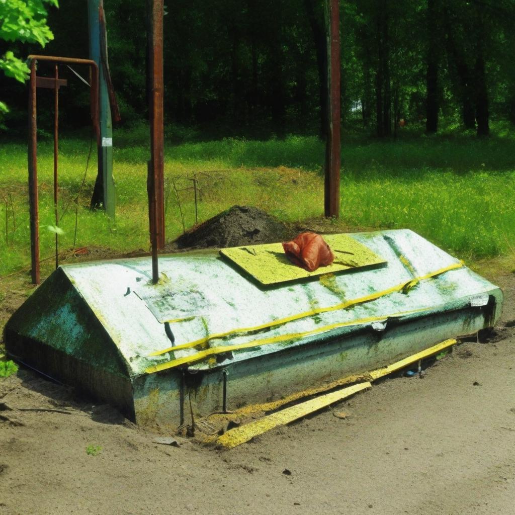  First responders, power plant workers, firefighters, and liquidators who were exposed to lethal doses of radiation in the immediate aftermath of the Chernobyl explosion or during the cleanup efforts and died shortly thereafter were buried in special coffins made of zinc. These coffins were designed to be airtight and waterproof, and were often lined with a layer of lead or other sealing materials. The burials took place in designated, restricted areas, often beneath layers of concrete. Funerals were conducted quickly and with a high level of secrecy, without access for family members, in order to prevent gathering near highly radioactive remains. This method was believed to effectively contain the radiation within the bodies and prevent its