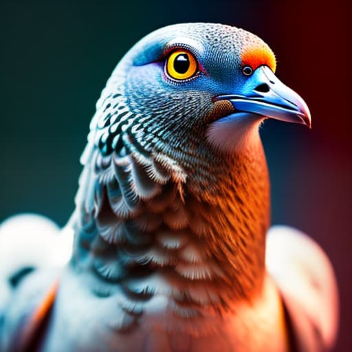 mdjrny-v4 style the pigeon with a message in its mouth hyperrealistic, full body, detailed clothing, highly detailed, cinematic lighting, stunningly beautiful, intricate, sharp focus, f/1. 8, 85mm, (centered image composition), (professionally color graded), ((bright soft diffused light)), volumetric fog, trending on instagram, trending on tumblr, HDR 4K, 8K