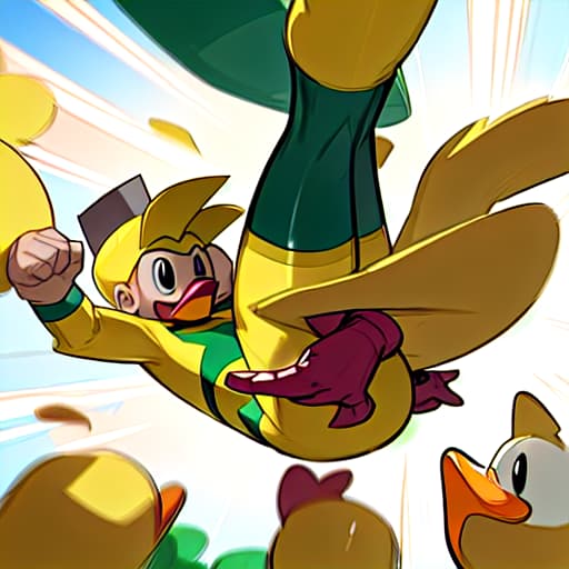  "Marvel hero duck clumsy."