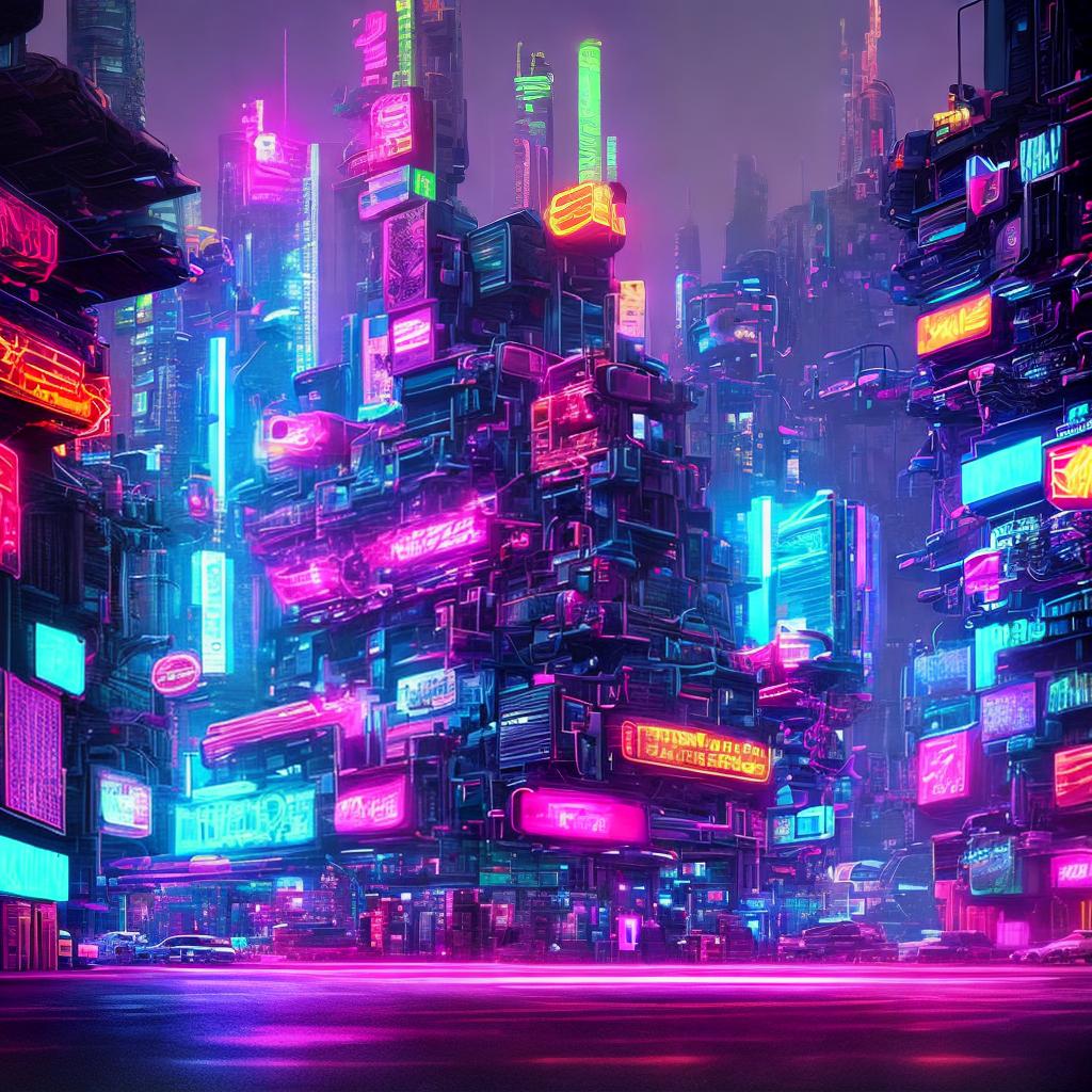  This is a cyberpunk style artistic female AI portrait. The artwork is a masterpiece with the best quality. It is in 8k resolution and is highly detailed, with an ultra-detailed depiction. The main subject of the scene is a woman with vibrant neon-colored hair, sitting in a futuristic cityscape. She is wearing a sleek black outfit and has cybernetic enhancements, glowing in neon lights. The background features towering skyscrapers, bustling hovercars, and holographic advertisements. The lighting is a combination of neon lights and shadows, creating a dramatic atmosphere. The artwork is done in a digital medium, resembling the style of renowned cyberpunk artist Syd Mead. You can find this artwork on the artist's website, www.cyberpunkart.com. hyperrealistic, full body, detailed clothing, highly detailed, cinematic lighting, stunningly beautiful, intricate, sharp focus, f/1. 8, 85mm, (centered image composition), (professionally color graded), ((bright soft diffused light)), volumetric fog, trending on instagram, trending on tumblr, HDR 4K, 8K