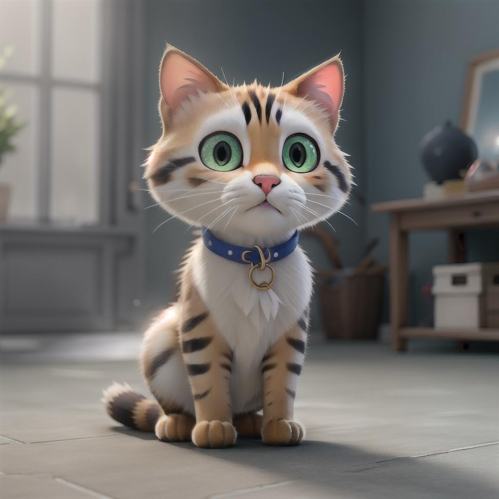  @PB_ImgGenBot Cat hyperrealistic, full body, detailed clothing, highly detailed, cinematic lighting, stunningly beautiful, intricate, sharp focus, f/1. 8, 85mm, (centered image composition), (professionally color graded), ((bright soft diffused light)), volumetric fog, trending on instagram, trending on tumblr, HDR 4K, 8K