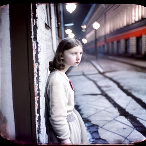  Russian girl on street in Moscow 1952 Gregory crewdson