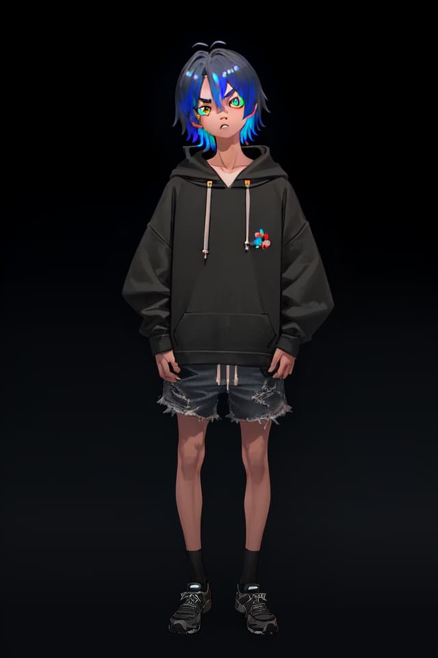  (Baggy Hoodie, Kindergarten Pupil Boy: 1.6), Ultra Detailed Cute Eyes, V Shaped Eyebrows, (Absurdres, masterpieces, ultimate quality) Lighting, environmental lighting), details Skin texture, best shadow, very detail, colorful, 8K Wallpaper, Raw Photoristic Detailed, Dutch Angle, 💩, 💩, 💩,