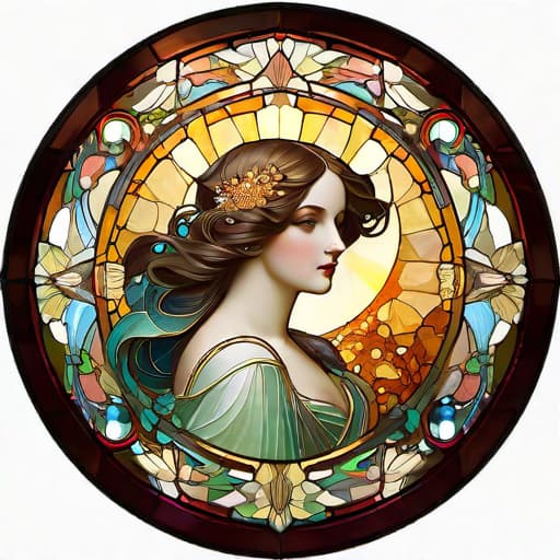  ((main style is Stained Glass art of Alfons Mucha style)), beagle's face, ((broken glass effect)), ((texture rich)), mythical, radiant with energy, glowing with molecular precision, scales both iridescent and luminescent, an epitome of breathtaking beauty and divine presence, framed by volumetric light casting auras and rays, no background to enhance the vivid color reflections, stunning, unforgettable, impressive, ultra realistic digital painting, Broken Glass effect, no background, stunning, something that even doesn't exist, mythical being, energy, molecular, textures, iridescent and luminescent scales, breathtaking beauty, pure perfection, divine presence, unforgettable, impressive, breathtaking beauty, Volumetric light, auras, rays, vi hyperrealistic, full body, detailed clothing, highly detailed, cinematic lighting, stunningly beautiful, intricate, sharp focus, f/1. 8, 85mm, (centered image composition), (professionally color graded), ((bright soft diffused light)), volumetric fog, trending on instagram, trending on tumblr, HDR 4K, 8K