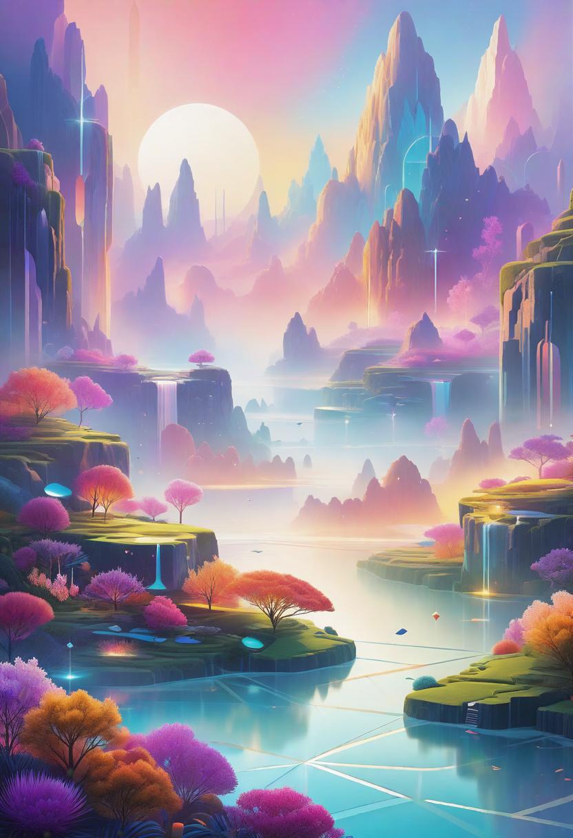  1. A vibrant abstract composition of geometric shapes, radiating with bold colors and dynamic patterns, merging seamlessly in a mesmerizing display of 'fhgsdfxcv' style.

2. An ethereal landscape rendered in the 'fhgsdfxcv' style, featuring dreamlike floating islands surrounded by a soft glowing mist, with delicate brushstrokes of light pastel hues illuminating the serene scene.

3. A futuristic cityscape portrayed in the 'fhgsdfxcv' style, characterized by sleek, angular architecture towering above bustling streets, illuminated by neon lights that cast a surreal glow, creating a cyberpunk atmosphere. hyperrealistic, full body, detailed clothing, highly detailed, cinematic lighting, stunningly beautiful, intricate, sharp focus, f/1. 8, 85mm, (centered image composition), (professionally color graded), ((bright soft diffused light)), volumetric fog, trending on instagram, trending on tumblr, HDR 4K, 8K