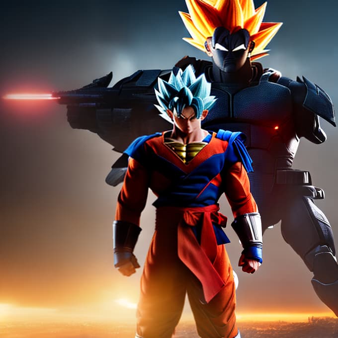 redshift style Goku hyperrealistic, full body, detailed clothing, highly detailed, cinematic lighting, stunningly beautiful, intricate, sharp focus, f/1. 8, 85mm, (centered image composition), (professionally color graded), ((bright soft diffused light)), volumetric fog, trending on instagram, trending on tumblr, HDR 4K, 8K