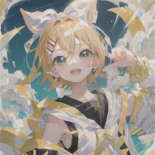  master piece , best quality,Kagamine Rin is cute.