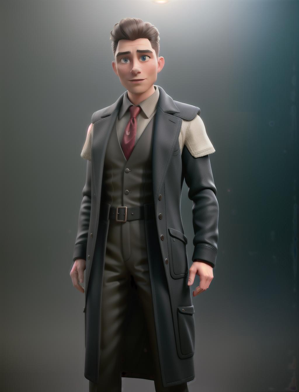  Tesla in 50 years hyperrealistic, full body, detailed clothing, highly detailed, cinematic lighting, stunningly beautiful, intricate, sharp focus, f/1. 8, 85mm, (centered image composition), (professionally color graded), ((bright soft diffused light)), volumetric fog, trending on instagram, trending on tumblr, HDR 4K, 8K