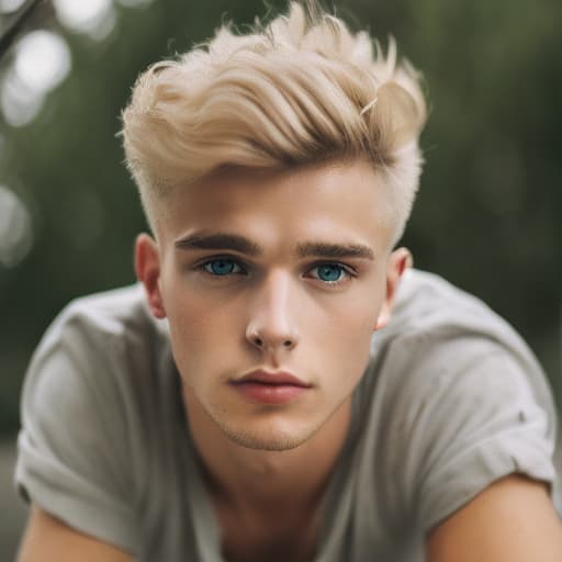 portrait+ style czech homosexual twink blonde very cute dude face