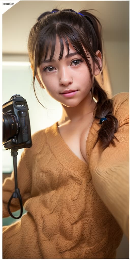  (8k, RAW photo, best quality, masterpiece:1.2), High detail RAW color photo, professional photograph,((a girl is very beautiful and very cute)),((low side ponytail hairstyle:1.37)),((the girl is 12 years old)),((the point of view from her front:1.68)), (8k, RAW photo, best quality, masterpiece:1.2), High detail RAW color photo, professional photograph, cowboyshot, (realistic, photo realistic:1.37), ((best quality)), 1 girl, cinematic light, (finerly detailed face:1.2), (masterpiece:1.5), (best quality:1.2), (smiling:1.2), (looking at viewer:1.2)