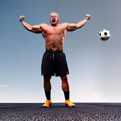 lnkdn photography strong man playing soccer