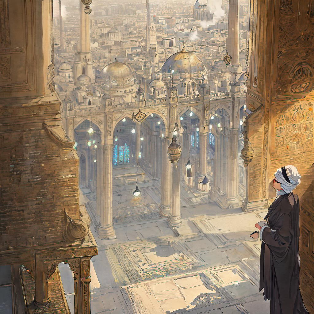  ((masterpiece)),(((best quality))), 8k, high detailed, ultra-detailed, Paris transformed into a Muslim city with grand mosques, Islamic architecture, and cultural elements, A girl sitting in a classroom, Paris, grand mosques, Islamic architecture, cultural elements hyperrealistic, full body, detailed clothing, highly detailed, cinematic lighting, stunningly beautiful, intricate, sharp focus, f/1. 8, 85mm, (centered image composition), (professionally color graded), ((bright soft diffused light)), volumetric fog, trending on instagram, trending on tumblr, HDR 4K, 8K