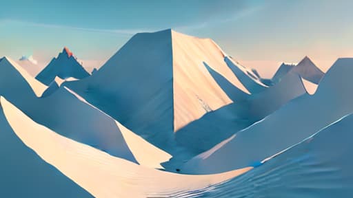  Low poly style mountain range, geometric shapes, clear sky, digital art, vibrant colors ar 16:9, ((masterpiece)), ((best quality)), (detailed)