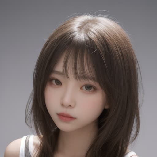  girl, best quality, solo, headshot, simple background