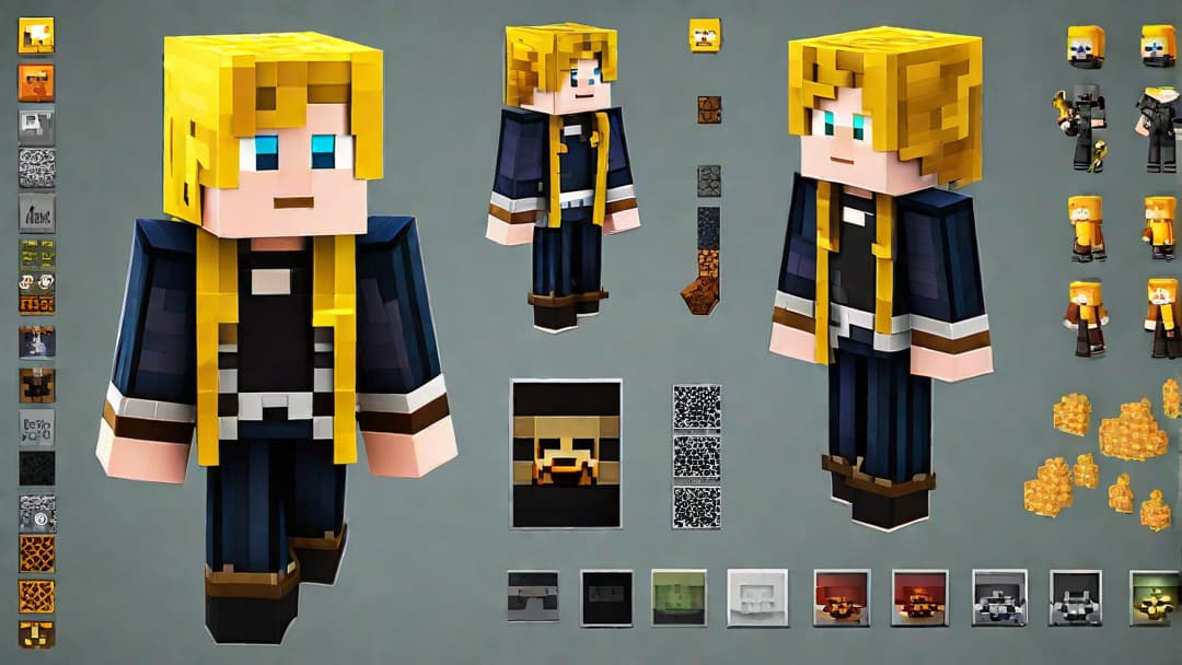 "Imagine an epic fusion of two iconic gaming worlds as you visualize the perfect Minecraft skin for the ultimate hero. Generate an image that captures the essence of Cloud Strife, the iconic protagonist from Final Fantasy VII, meticulously crafted for the blocky world of Minecraft. Let the creativity flow as you envision the harmonious blend of Cloud's signature spiky blond hair, fierce warrior demeanor, and his iconic Buster Sword seamlessly integrated into the pixelated charm of Minecraft. Bring this incredible crossover to life through your imagination and design skills, showcasing a Minecraft skin that truly embodies the spirit of Cloud Strife's unforgettable journey." hyperrealistic, full body, detailed clothing, highly detailed, cinematic lighting, stunningly beautiful, intricate, sharp focus, f/1. 8, 85mm, (centered image composition), (professionally color graded), ((bright soft diffused light)), volumetric fog, trending on instagram, trending on tumblr, HDR 4K, 8K