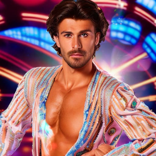 portrait+ style Russian queer strictly come Dancing condensant brunette hunk dude face