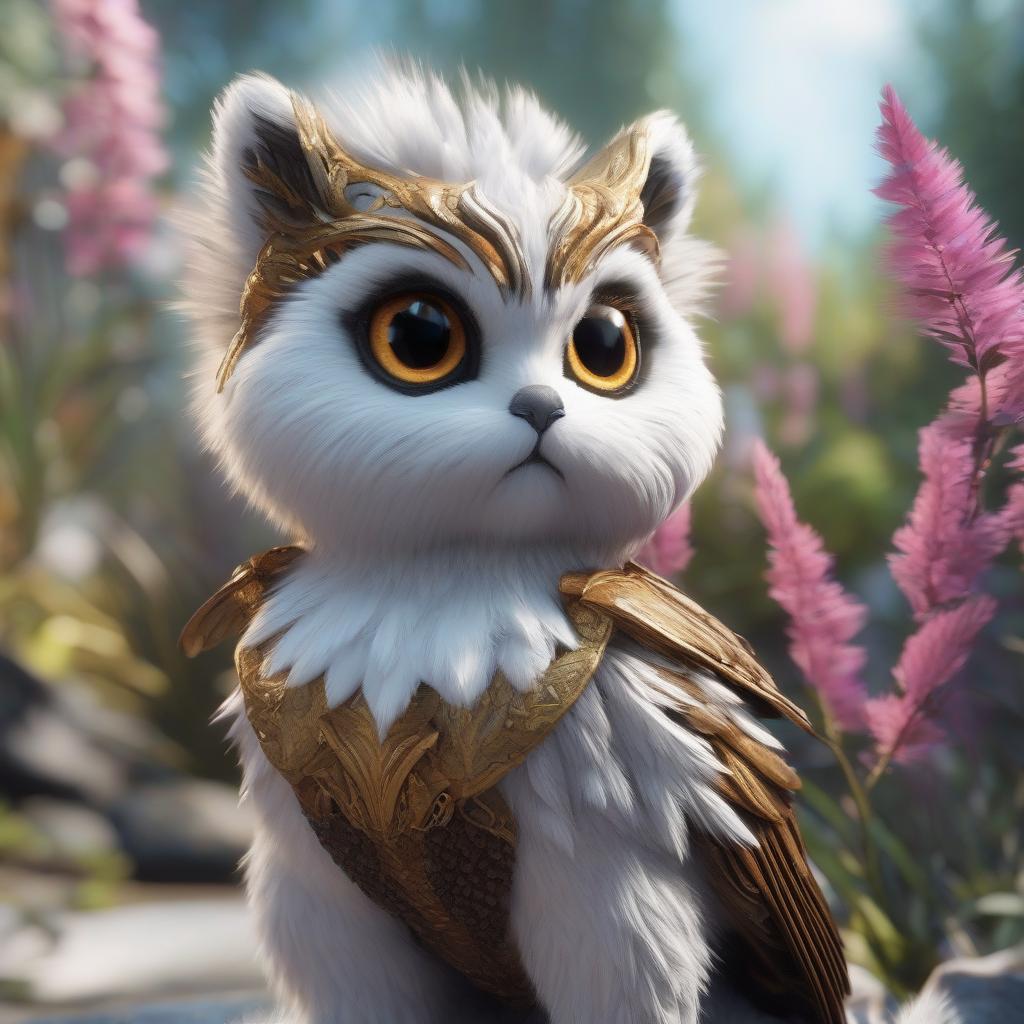  image the cat owls girl are drawn together, with fluffy fur and long soft feather, I only wonder where the dragonflies, so it can't take me by surprise, abstract surrealism,. 8k, unreal engine, octane render, cinematic lighting, volumetric lighting, accent lighting, creative, technological, hyper realistic, pro photo RGB, ray traced, shadows + balanced, white balance, high quality reflections, hyperrealistic, full body, detailed clothing, highly detailed, cinematic lighting, stunningly beautiful, intricate, sharp focus, f/1. 8, 85mm, (centered image composition), (professionally color graded), ((bright soft diffused light)), volumetric fog, trending on instagram, trending on tumblr, HDR 4K, 8K