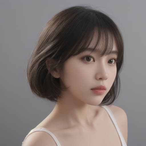  girl, best quality, solo, headshot, simple background