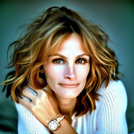 portrait+ style Julia Roberts pretty beautiful portrait as in Pretty Woman movie.