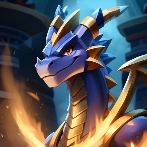  Electro dragon (clash royale), open eyes, digital art, masterpiece, 4k, fine details,