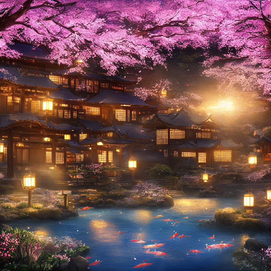 ((masterpiece)),(((best quality))), 8k, high detailed, ultra-detailed. A maid, serving tea in a traditional Japanese garden. Colorful cherry blossom trees in full bloom, (a tranquil koi pond) with shimmering water, (a wooden tea house) nestled among the lush foliage, (paper lanterns) gently swaying in the breeze. hyperrealistic, full body, detailed clothing, highly detailed, cinematic lighting, stunningly beautiful, intricate, sharp focus, f/1. 8, 85mm, (centered image composition), (professionally color graded), ((bright soft diffused light)), volumetric fog, trending on instagram, trending on tumblr, HDR 4K, 8K