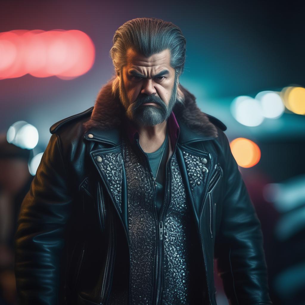 'Angry grump' hyperrealistic, full body, detailed clothing, highly detailed, cinematic lighting, stunningly beautiful, intricate, sharp focus, f/1. 8, 85mm, (centered image composition), (professionally color graded), ((bright soft diffused light)), volumetric fog, trending on instagram, trending on tumblr, HDR 4K, 8K