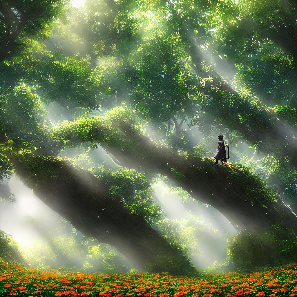  ((masterpiece)), (((best quality))), 8k, high detailed, ultra-detailed, A boy flying in a garden, (lush greenery), (colorful flowers blooming), (sunlight streaming through the trees) hyperrealistic, full body, detailed clothing, highly detailed, cinematic lighting, stunningly beautiful, intricate, sharp focus, f/1. 8, 85mm, (centered image composition), (professionally color graded), ((bright soft diffused light)), volumetric fog, trending on instagram, trending on tumblr, HDR 4K, 8K