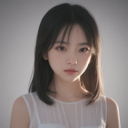  girl, best quality, solo, headshot, simple background