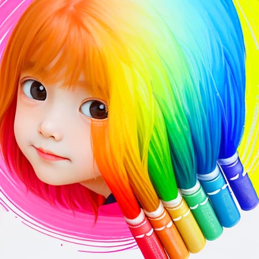  Please complete this children's painting with warm colors and cool colors respectively. Pay attention to the rich colors and highlight the dominance of warm colors and cool colors. ，