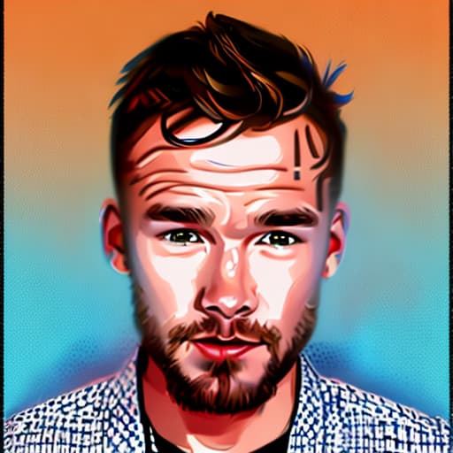 portrait+ style liam payne queer face