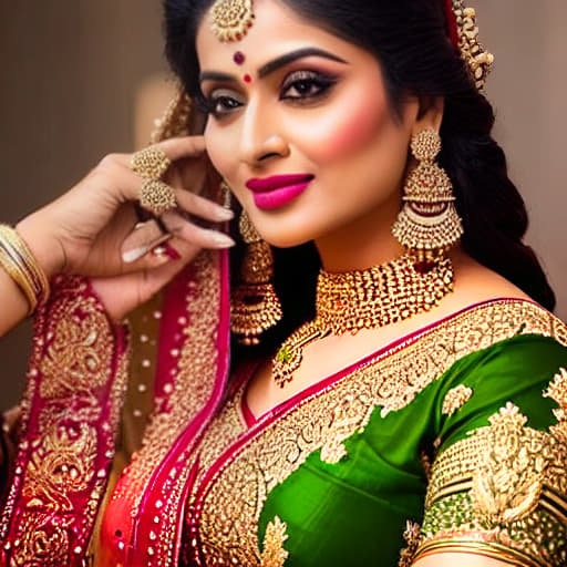  Bollywood actress in saree hyperrealistic, full body, detailed clothing, highly detailed, cinematic lighting, stunningly beautiful, intricate, sharp focus, f/1. 8, 85mm, (centered image composition), (professionally color graded), ((bright soft diffused light)), volumetric fog, trending on instagram, trending on tumblr, HDR 4K, 8K