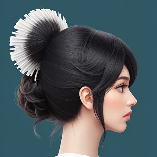  Generate a hairdressing APP icon, simple and novel ，