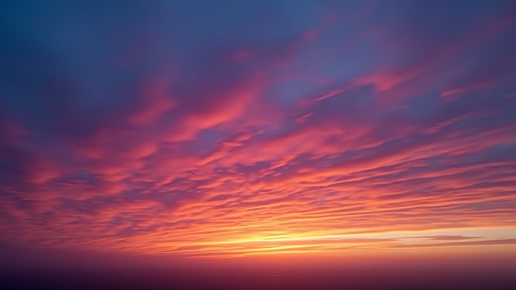  colorful cloud formations at sunrise with dramatic sky