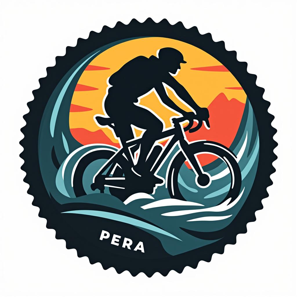  design a logo, erstelle ein logo für den instagram account @pera.online, thema ultrasport (rennrad, wandern, laufen, schwimmen)