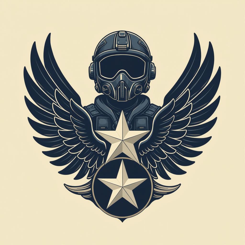  design a logo, air force pilot