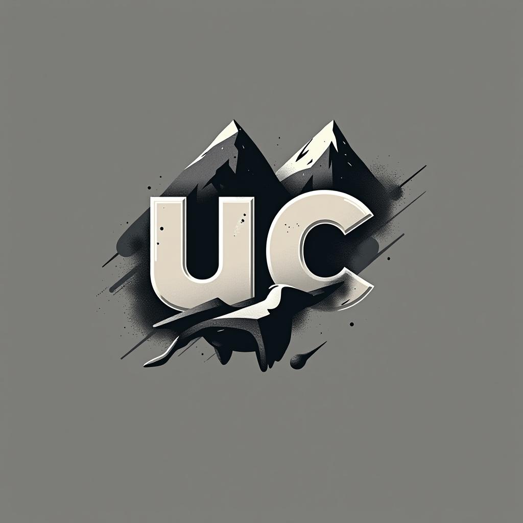  design a logo, logo urbano con las letras uc