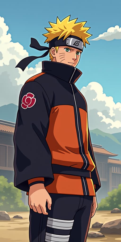  anime, anime sytle, anime image, cartoon, real cartoon, real anime, elon musk meet naruto