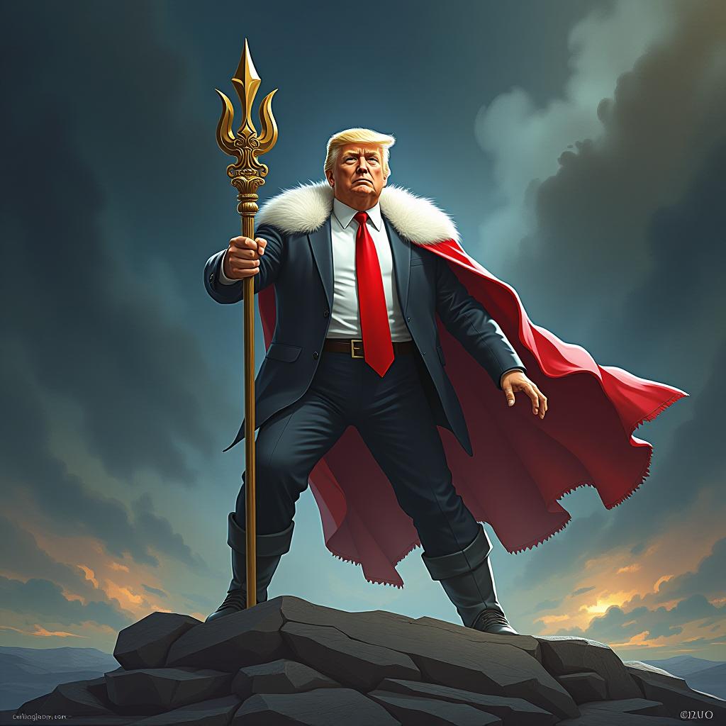  trump as zeus