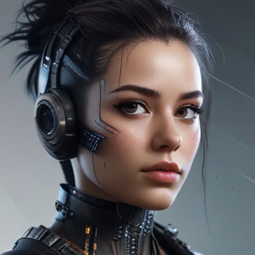 ultra realistic portrait (cyber punk)