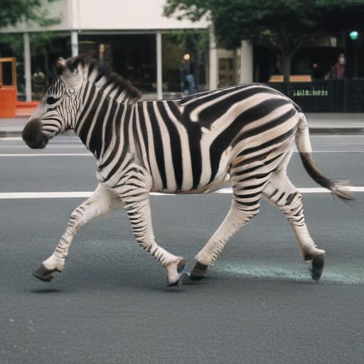 running zebra in seattle